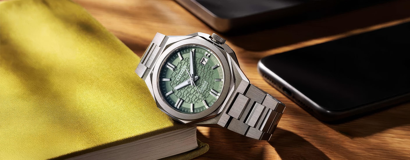 Citizen Series8 green dial watch