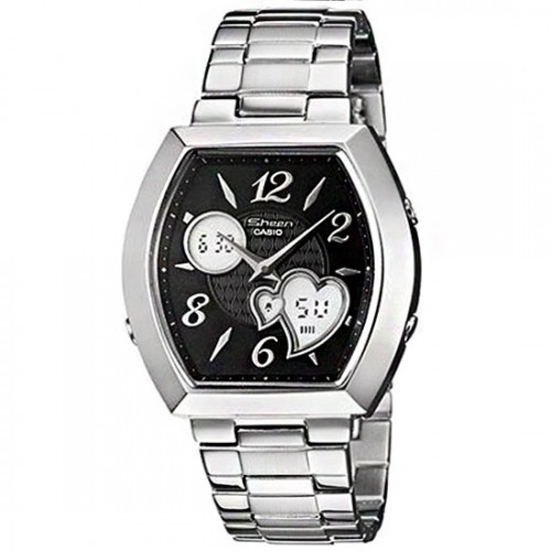 Casio sheen analog digital clearance ladies watch