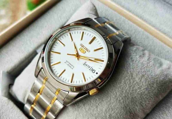 Seiko 5 SNKL47J1 Metal Band Automatic Men Watch - Image 2