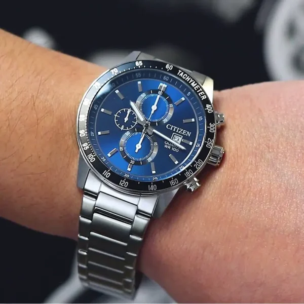 Citizen AN3600-59L Chronograph Metal Band Men's Watch - Image 3