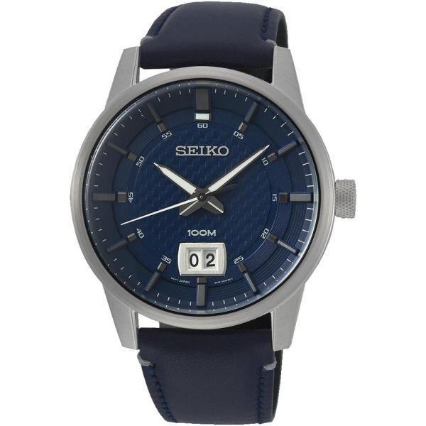 Seiko SUR287P1 Leather Strap Men's Watch