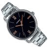 Casio LTP-E414D-1A Chain Strap Woman Watch - Image 2