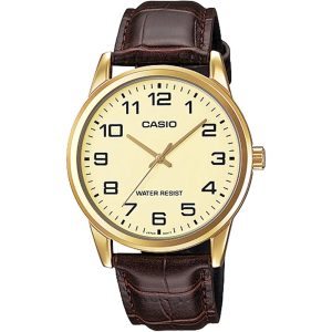 Casio MTP-V001GL-9B Leather Strap Men's Watch