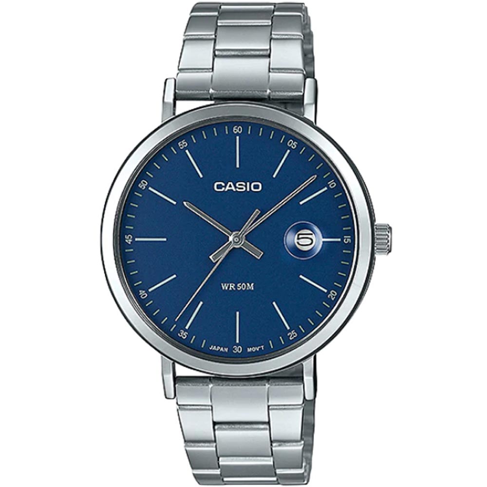 Casio MTP-E175D-2E Metal Band Men Watch - Rafiqsonsonline.com