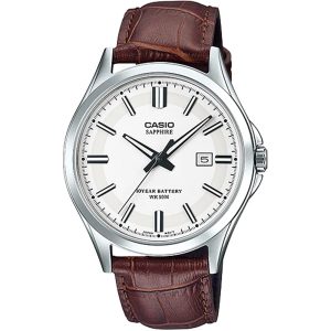 Casio MTS-100L-7A Leather Strap Men's Watch