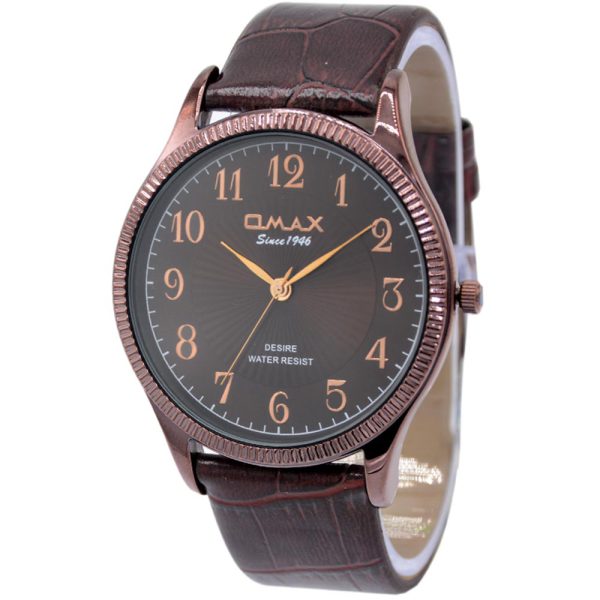 Omax DX12-BRW Leather Band Men Watch - Image 2