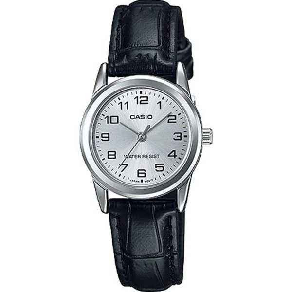 Casio LTP-V001L-7B Leather Strap Woman Watch
