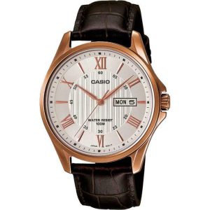Casio MTP-1384L-7A Leather Band Men Watch