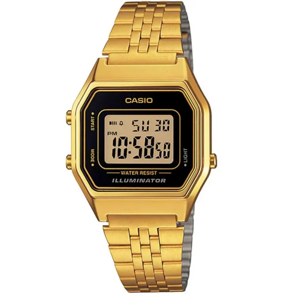 Casio LA-680WGA-1D Metal Band Women Watch