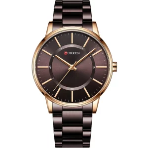 Curren 8385-RS-COF Metal Band Men Watch