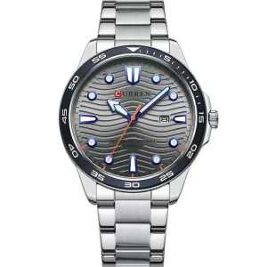 Curren 8426-CH-GRY Metal Band Men Watch