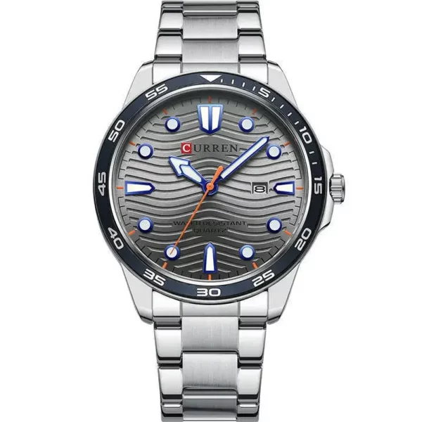 Curren 8426-CH-GRY Metal Band Men Watch