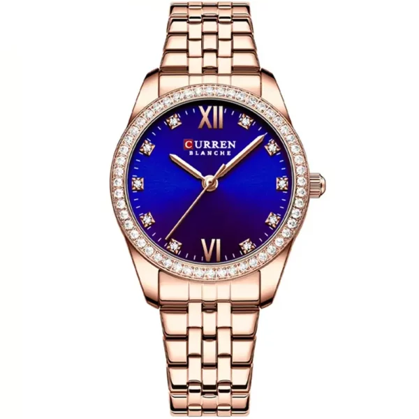 Curren 9086L-RG-BLU Metal Band Women Watch