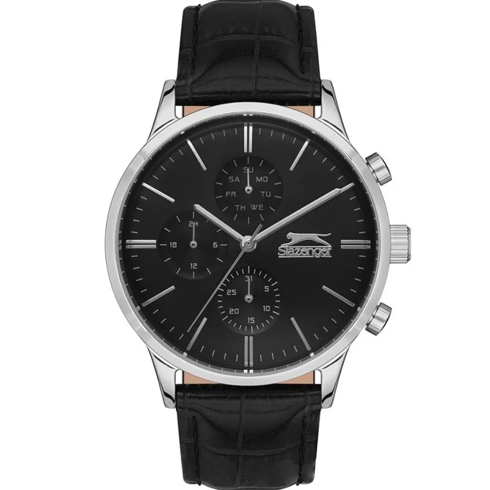 Slazenger SL.9.2124.2.01 Leather Band Men Watch - Rafiqsonsonline.com