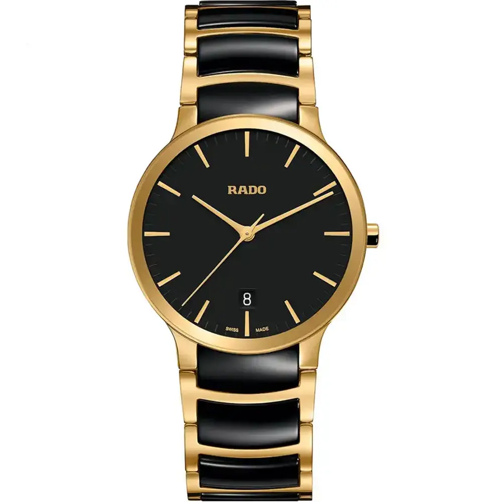 Rado black hot sale metal watch