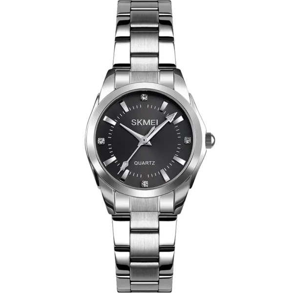 Skmei 1620-L-CH-BLK  Metal Band Women Watch