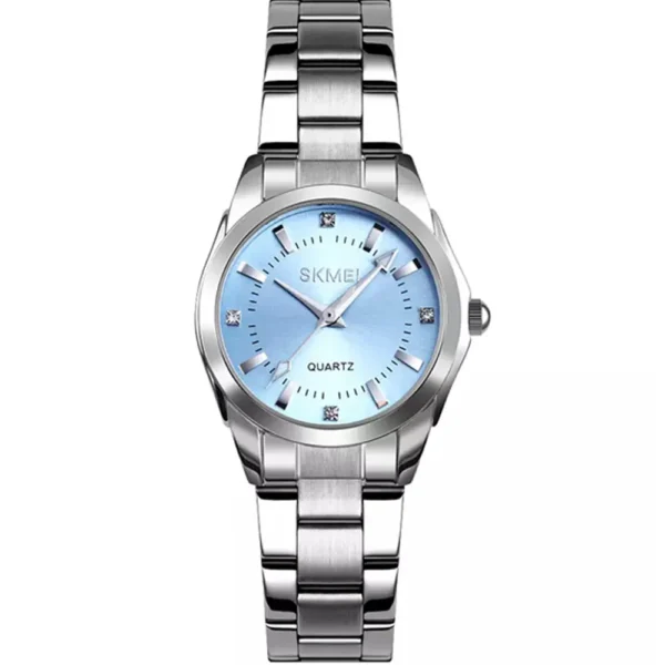 Skmei 1620-L-CH-BLU Metal Band Women Watch