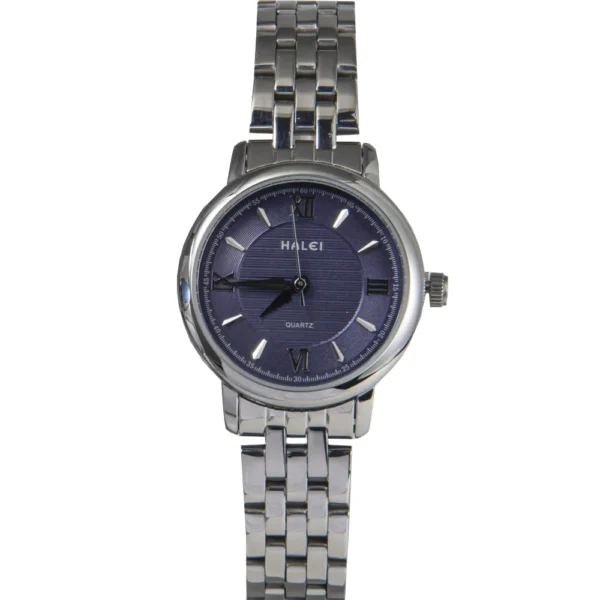 Halei 550L-CH-BLU Metal Band Women Watch