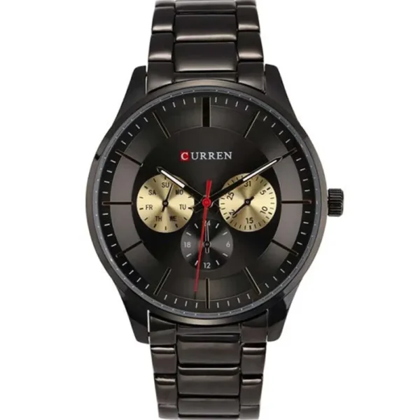 Curren 8282-BLK Metal Band Men Watch
