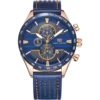 Mini Focus MF0002G-05 Leather Band Men Watch