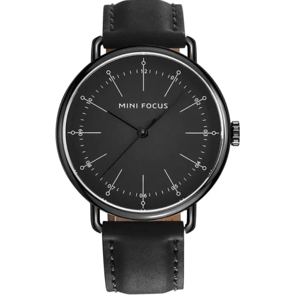 Mini Focus MF0056G-03 Leather Band Men Watch