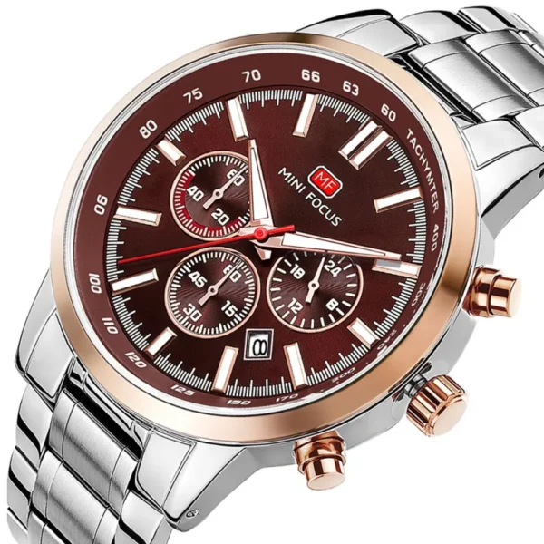 Mini Focus MF0133G-02 Metal Band Men Watch - Image 2