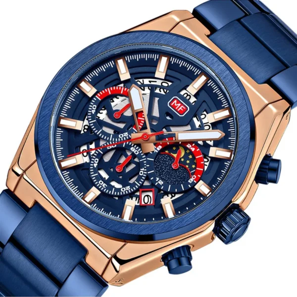 Mini Focus MF0339G-02 Metal Band Men Watch - Image 2
