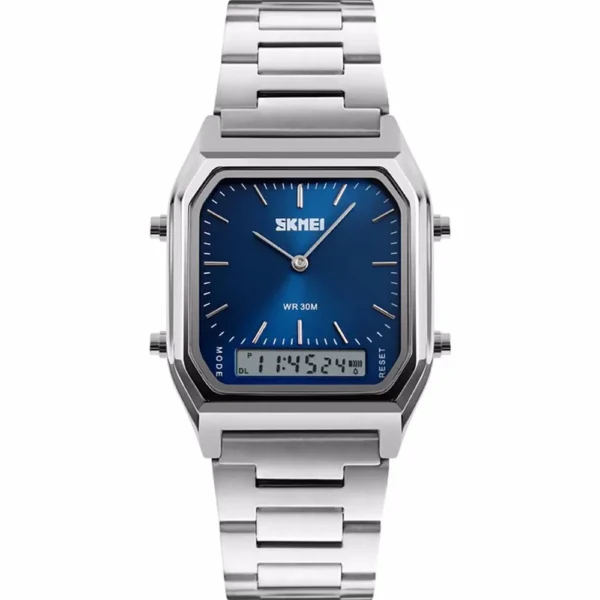 Skmei 1220-G-CH-BLU-DTIME Metal Band Men Watch