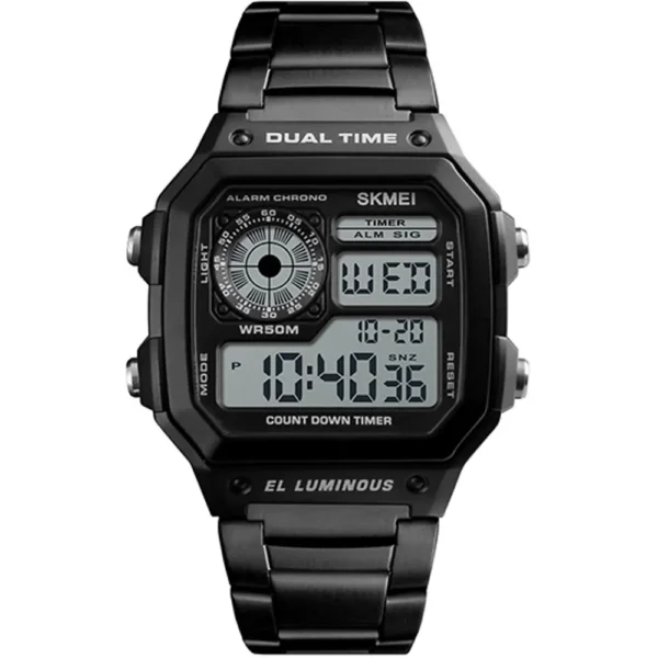 Skmei 1335-G-BLK Digital Men Watch