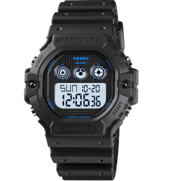 Skmei 1606-G-BLK-WHT Digital Men Watch