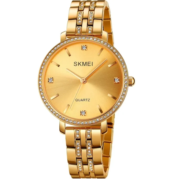 Skmei 2006-L-GLD Metal Band Women Watch