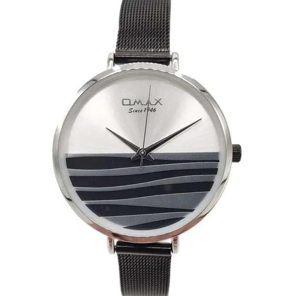 Omax PMM06-CH-BLK Metal Band Women Watch