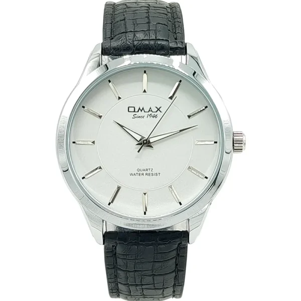 Omax PR0015IB08 Leather Band Men Watch