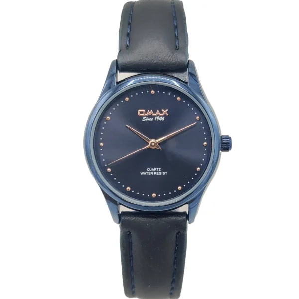 Omax PR0026KU14 Leather Band Women Watch