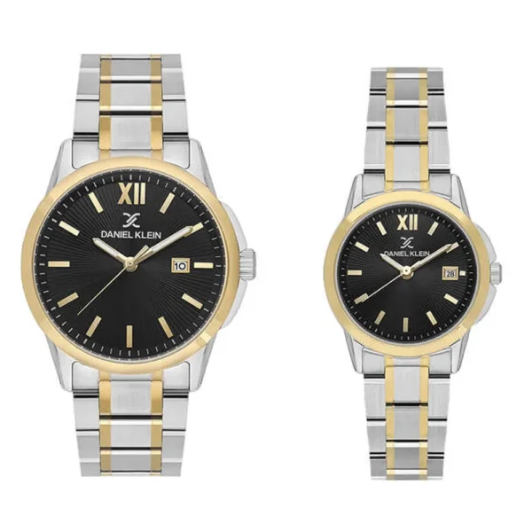 Daniel Klein DK13839-5 Metal Band Pair Watch