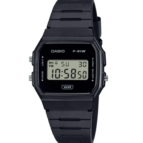 Casio F-91WB-1A Rubber Strap Men’s Watch