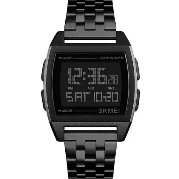 Skmei 1368-BLK-DIGI Metal Band Women Watch