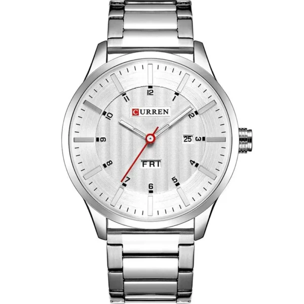 Curren 8316G-CH-WHT Metal Band Men Watch