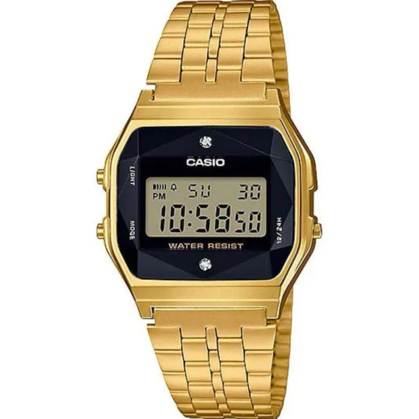 Casio A-159WGED-1D Metal Band Woman Watch