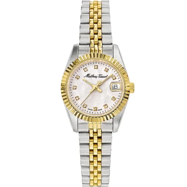 Mathey Tissot D710BI Metal Band Women Watch