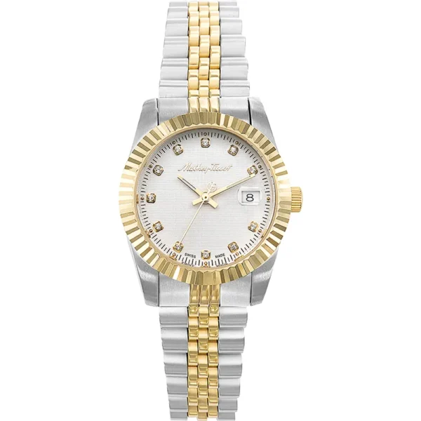 Mathey Tissot D810BI Metal Band Women Watch