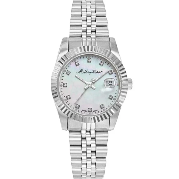 Mathey Tissot D910AI Metal Band Women Watch