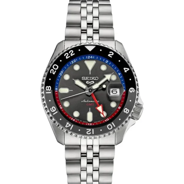 Seiko 5 GMT SSK019J1 Metal Band Men Watch