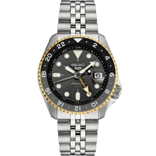 Seiko 5 GMT SSK021J1 Metal Band Men Watch