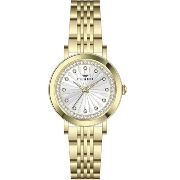 Ferro FL21491A-B Metal Band Women Watch