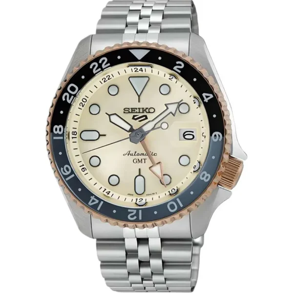 Seiko 5 GMT SSK046K1 Metal Band Men Watch