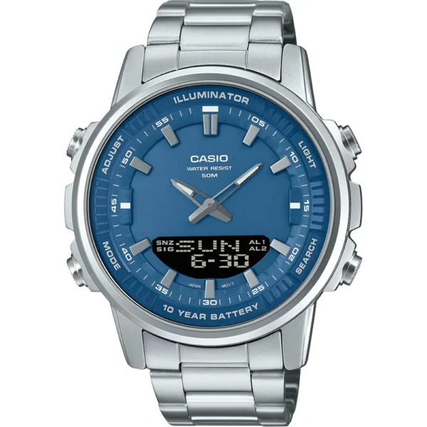 Casio AMW-880D-2A1 Metal Band Men Watch
