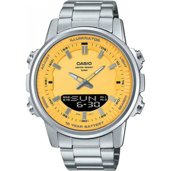 Casio AMW-880D-9A Metal Band Men Watch