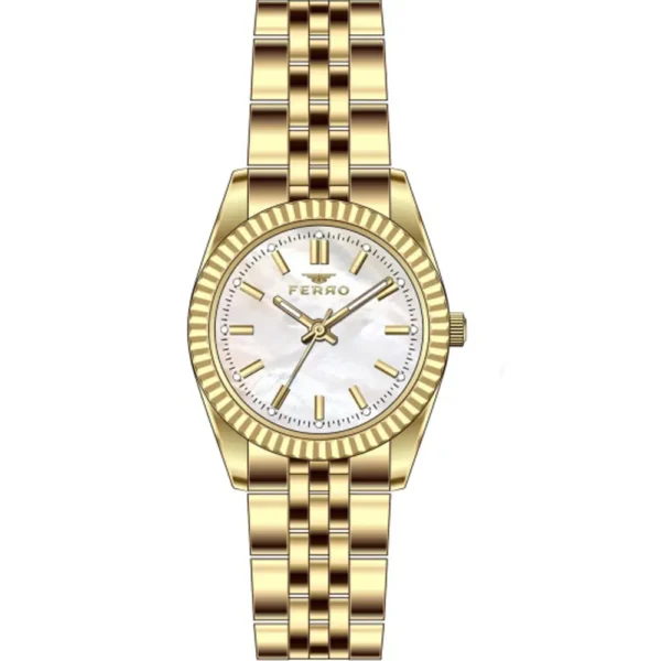 Ferro FL21595A-B Metal Band Women Watch