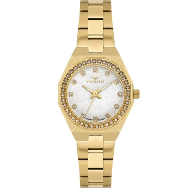 Ferro FL43014A-B Metal Band Women Watch